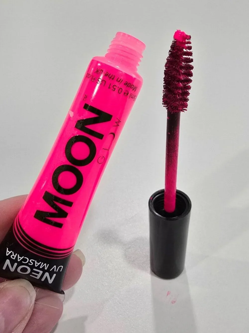 Moon Creations ✦ Neon UV Mascara ✦ Intense Pink Glow Under Blacklight NWT